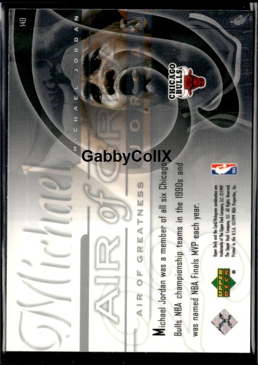 1999-00 Upper Deck #149 Michael Jordan #iumi - Back
