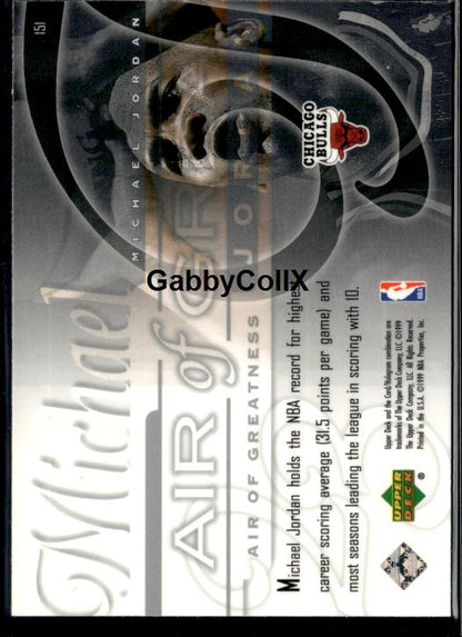 1999-00 Upper Deck #151 Michael Jordan #iumz - Back