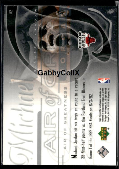 1999-00 Upper Deck #142 Michael Jordan #iun4 - Back