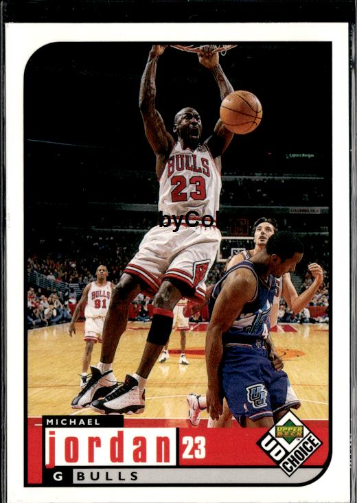 1998-99 UD Choice #23 Michael Jordan #iv5k