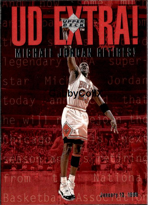 1998-99 Upper Deck #UDX Michael Jordan #ivbl