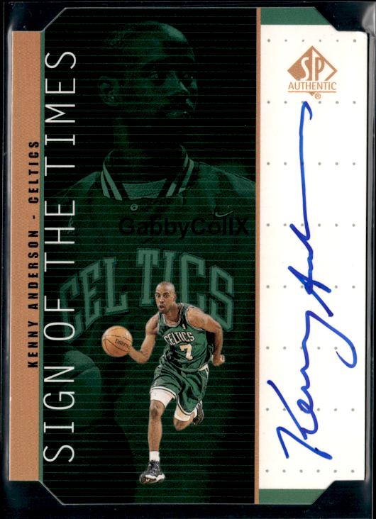 1998-99 SP Authentic #KA Kenny Anderson Sign of the Times Bronze #ixjx