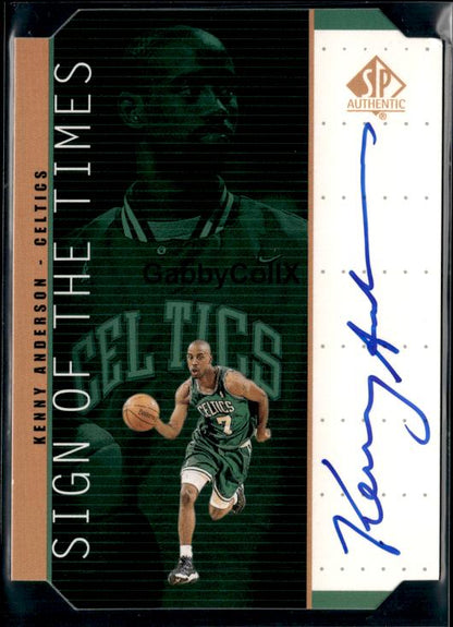 1998-99 SP Authentic #KA Kenny Anderson Sign of the Times Bronze #ixjx