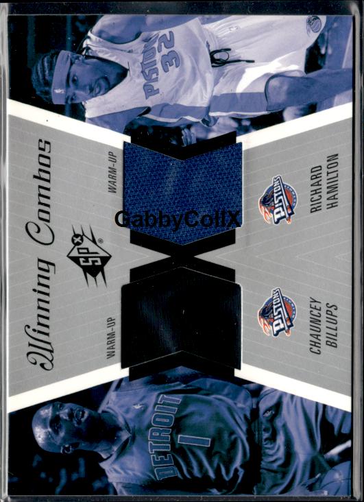 2003-04 SPx #WC31 Baron Davis / David Wesley Winning Materials Combos #ixnv
