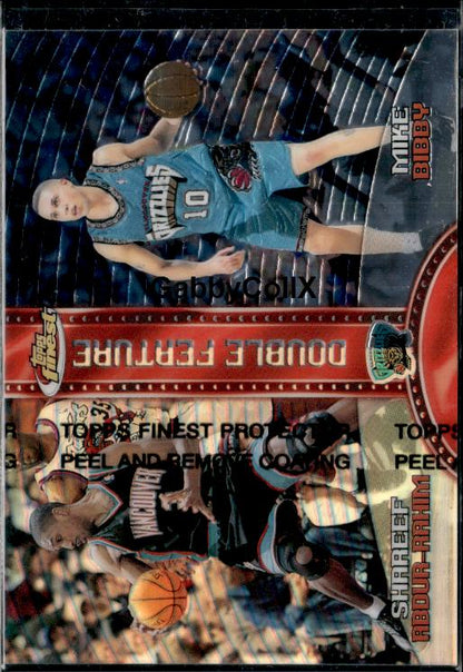 1999-00 Finest #DF3 Shareef Abdur-Rahim / Mike Bibby Refractor #ixqj