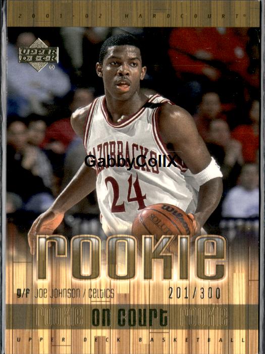 2001-02 Upper Deck Hardcourt #113a Joe Johnson #/300 #ixsx