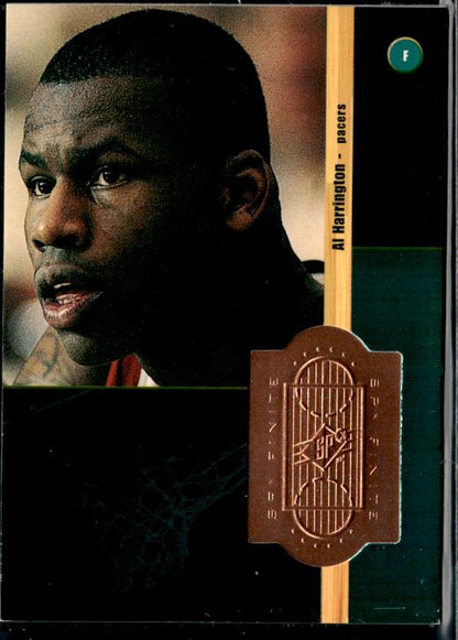 1998-99 Upper Deck #235 Al Harrington 1998-99 SPx Finite Rookie Update #/2500 #ixt9