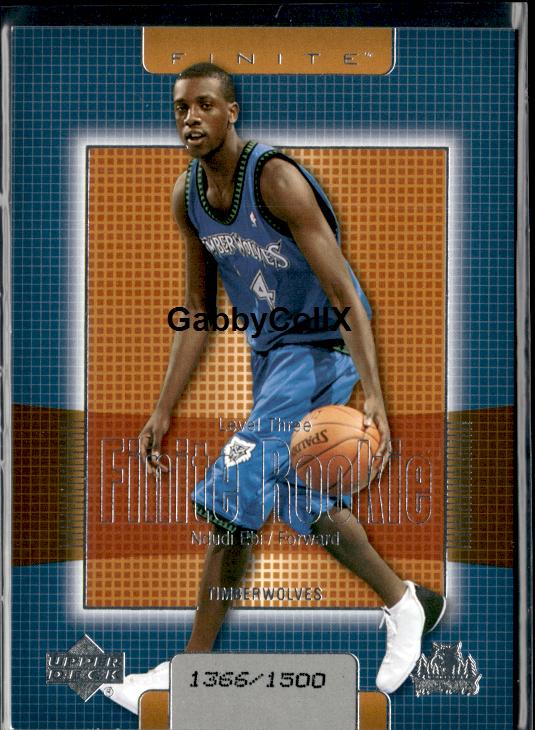 2003-04 Upper Deck Finite #218 Ndudi Ebi #/1500 #ixto