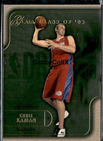 2003-04 Flair #105 Chris Kaman #/500 #ixtx