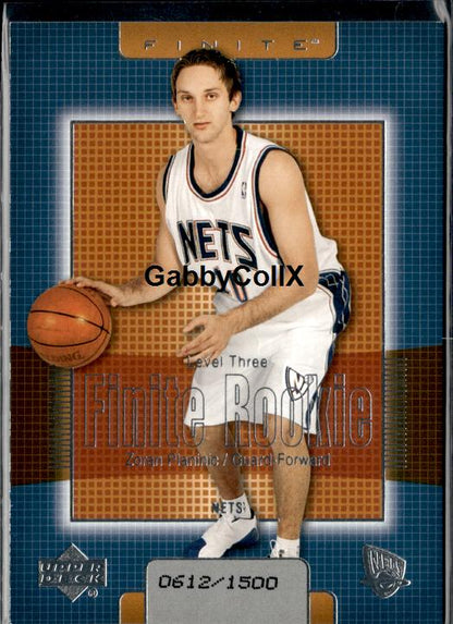 2003-04 Upper Deck Finite #221 Zoran Planinic #/1500 #ixu2