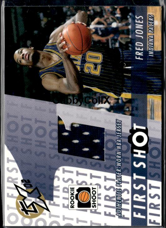 2002-03 Topps Xpectations #FS-FJ Fred Jones First Shot Relics #ixvb