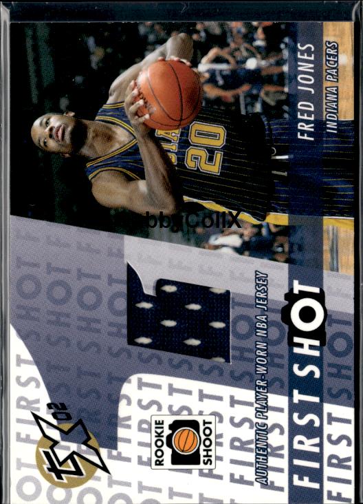 2002-03 Topps Xpectations #FS-FJ Fred Jones First Shot Relics #ixvm