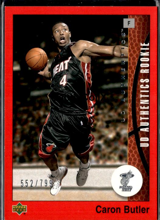 2002-03 UD Authentics #123 Caron Butler #/799 #ixwo