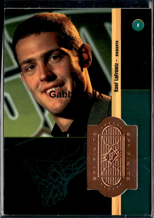 1998-99 Upper Deck #213 Raef LaFrentz 1998-99 SPx Finite Rookie Update #/2500 #ixy3