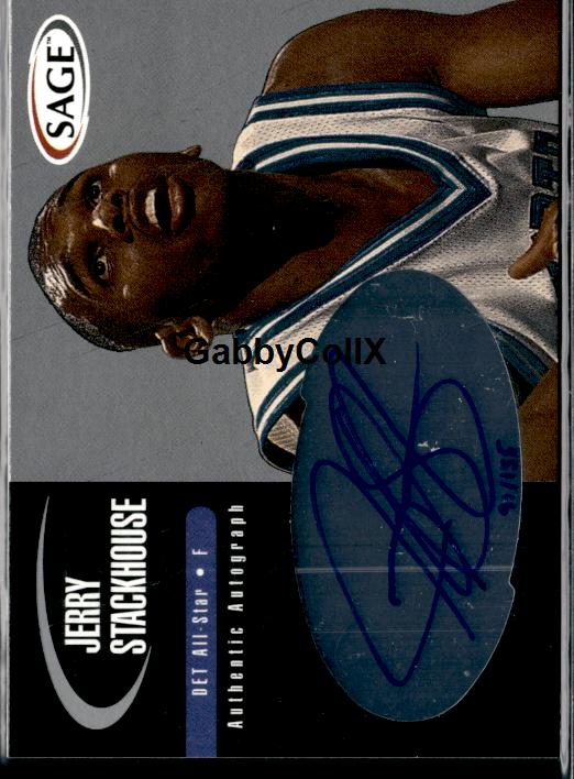 2000 SAGE #A46 Jerry Stackhouse Autographs Bronze #/245 #ixyl