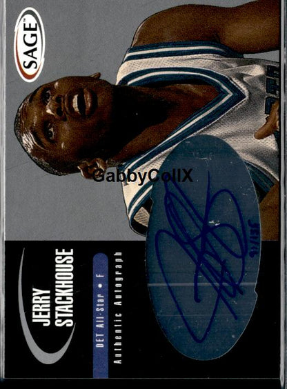 2000 SAGE #A46 Jerry Stackhouse Autographs Bronze #/245 #ixyl