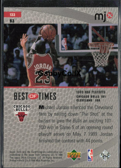 1999 Upper Deck Michael Jordan Athlete of the Century #14 Michael Jordan #m4nx - Back