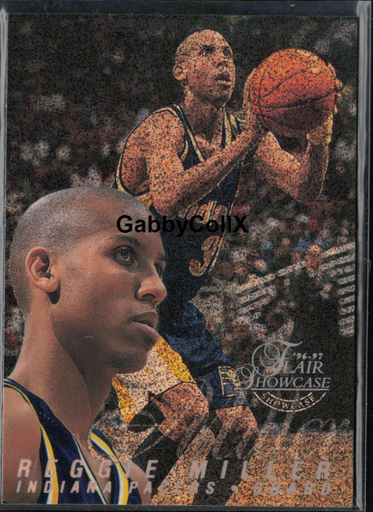 1996-97 Flair Showcase #18 Reggie Miller Flair Showcase Row 0 (Showcase) #momz