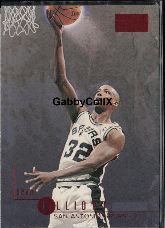 1996-97 SkyBox Premium #104 Sean Elliott Star Rubies #mon2