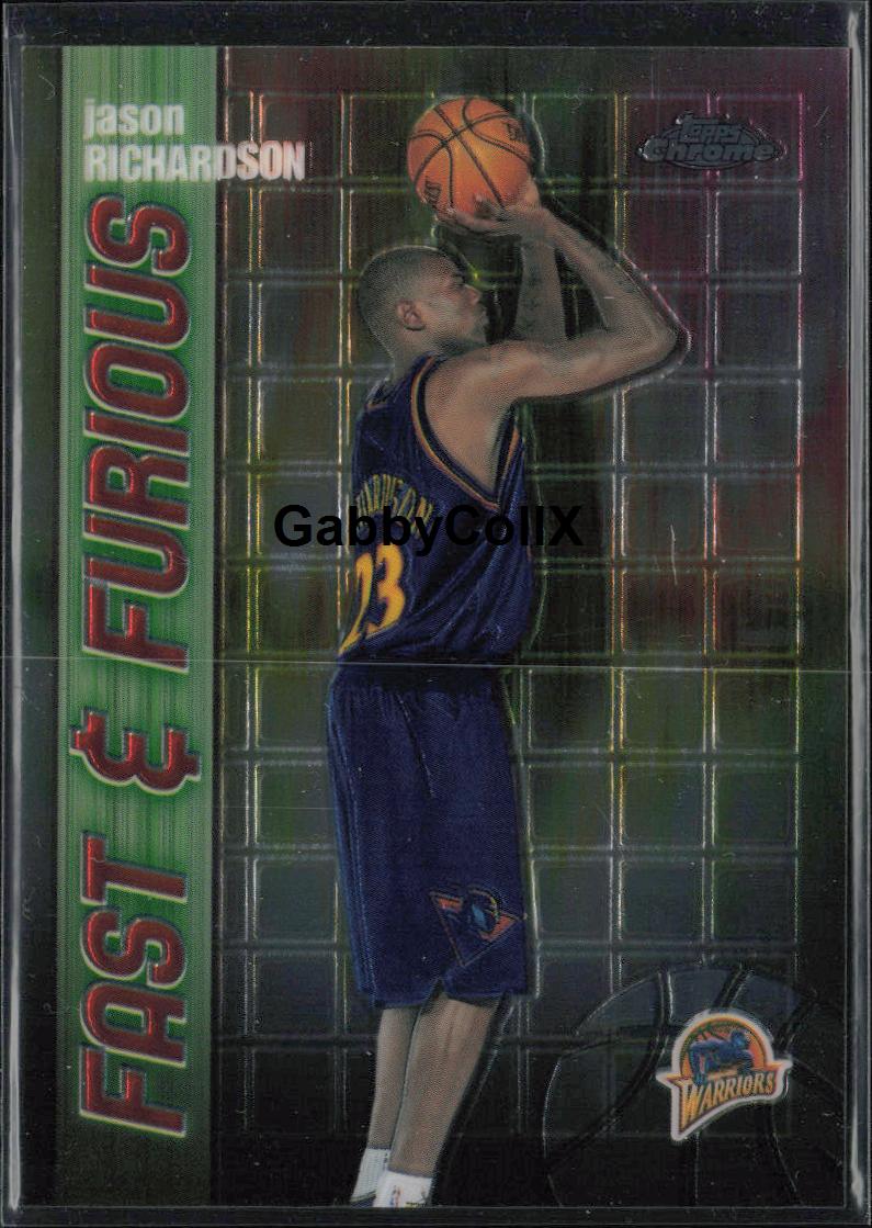 2001-02 Topps Chrome #FF14 Jason Richardson Fast and Furious #moo4