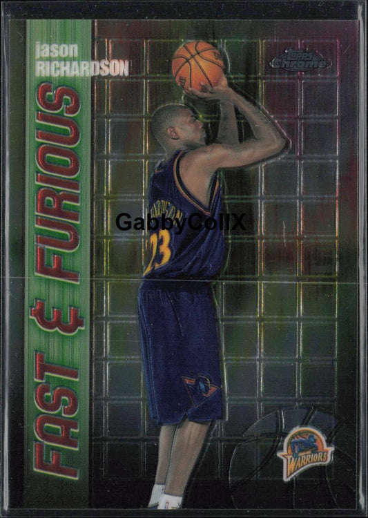 2001-02 Topps Chrome #FF14 Jason Richardson Fast and Furious #moo4