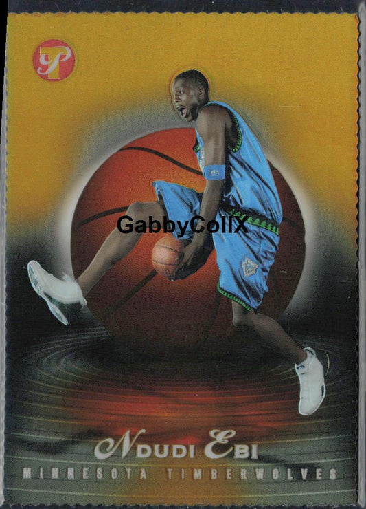 2003-04 Topps Pristine #177 Ndudi Ebi Gold Refractor Die Cut /99 #moom