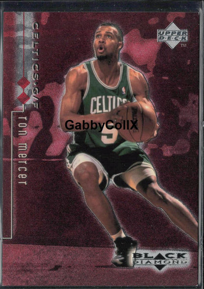 1998-99 Upper Deck Black Diamond #19 Ron Mercer Double Diamond #/3000 #o4cn