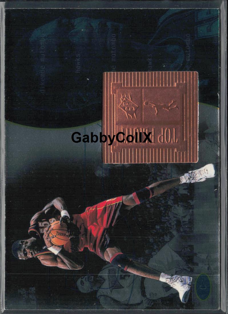 1998-99 SPx Finite #187 Dikembe Mutombo #/3390 #o4ek