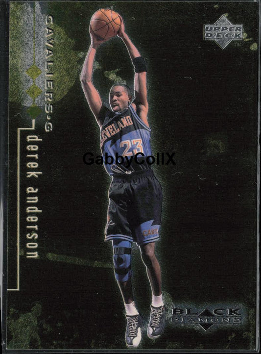 1998-99 Upper Deck Black Diamond #26 Derek Anderson Triple Diamond #/1500 #o4f0