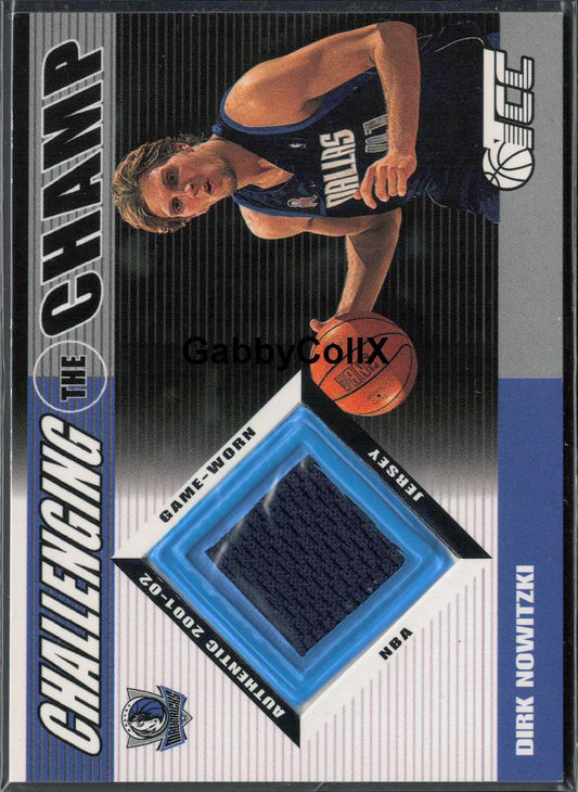 2001-02 Topps TCC #CC-DN Dirk Nowitzki Challenging the Champ #rczp