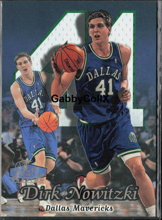 1998-99 Flair Showcase #16 Dirk Nowitzki Flair Showcase Row 2 #rczv