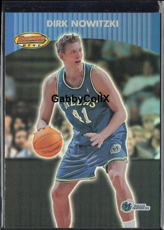 2000-01 Bowman's Best #60 Dirk Nowitzki #rd03