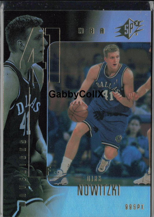 1999-00 SPx #15 Dirk Nowitzki #rd04