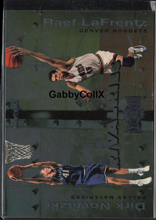 1999-00 Metal #13 R Dirk Nowitzki / Raef LaFrentz Rivalries #rd0k