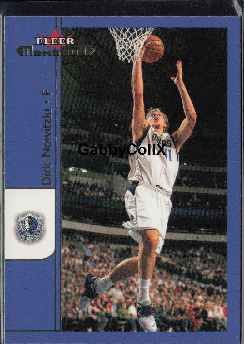 2001-02 Fleer Maximum #114 Dirk Nowitzki #rd1l