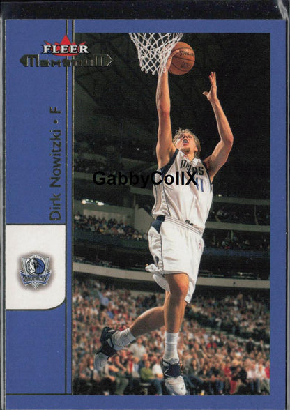 2001-02 Fleer Maximum #114 Dirk Nowitzki #rd1l