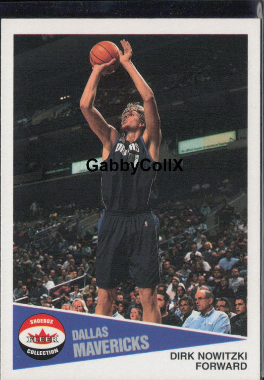 2001-02 Fleer Shoebox #44 Dirk Nowitzki #rd1t