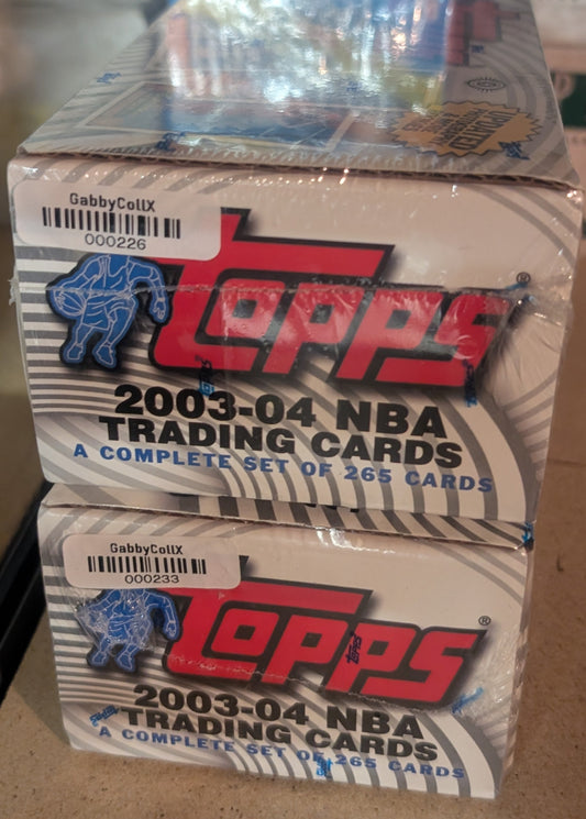 2003-04 NBA Topps 🏀 Hobby Factory Set *Sealed