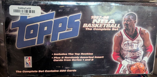 1997-98 Topps 🏀 Factory Sealed Set (220 Cards)