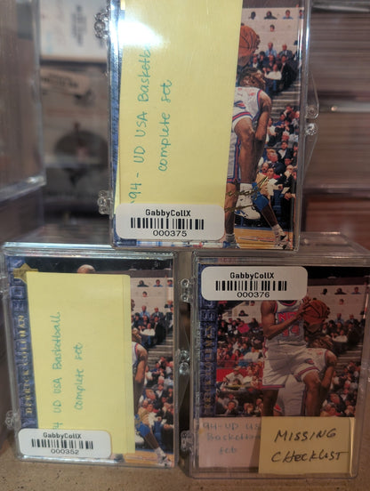 1994 Upper Deck USA 🏀 Complete Set (w/checklist)