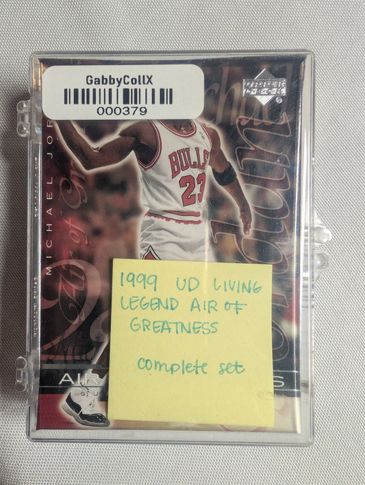 1999 Upper Deck "Air of Greatness" Michael Jordan 🏀 Complete Set