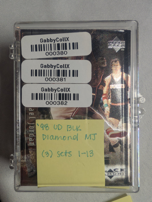1998-99 Upper Deck MJ Black Diamond 🏀 Complete Set