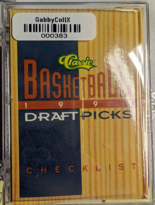 1993 Classic Basketball Draft Picks 🏀 Complete Set